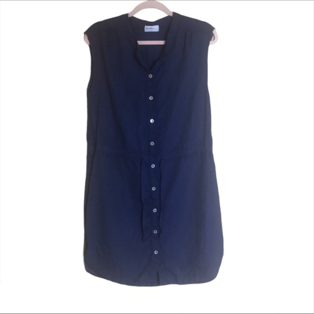 Allen Allen Linin Shirt Dress